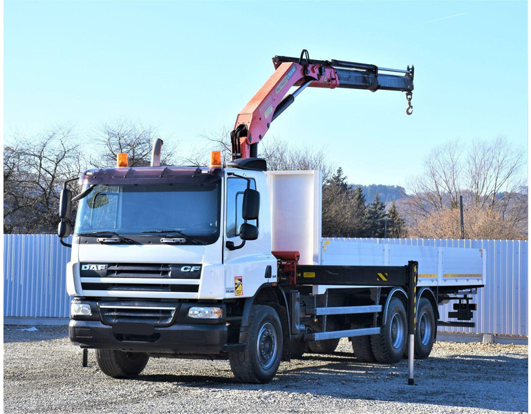 DAF CF 75.360 - Бортова вантажівка/ Платформа, Вантажівка з маніпулятором: фото 2 DAF CF 75.360 - Бортова вантажівка/ Платформа, Вантажівка з маніпулятором: фото 2