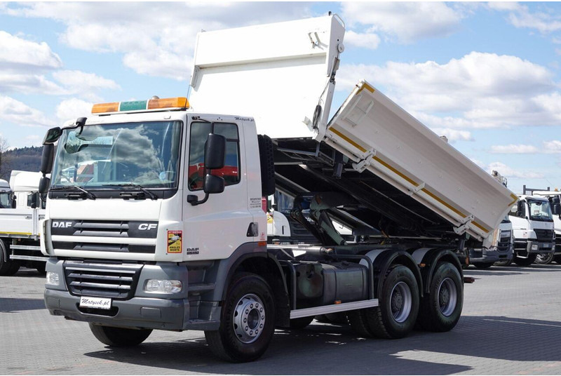 DAF CF 85.410 / 6X4 / WYWROTKA 2 STR / BORDMATIC / HYDROBURTA / MANU - Самоскид вантажівка: фото 1 DAF CF 85.410 / 6X4 / WYWROTKA 2 STR / BORDMATIC / HYDROBURTA / MANU - Самоскид вантажівка: фото 1