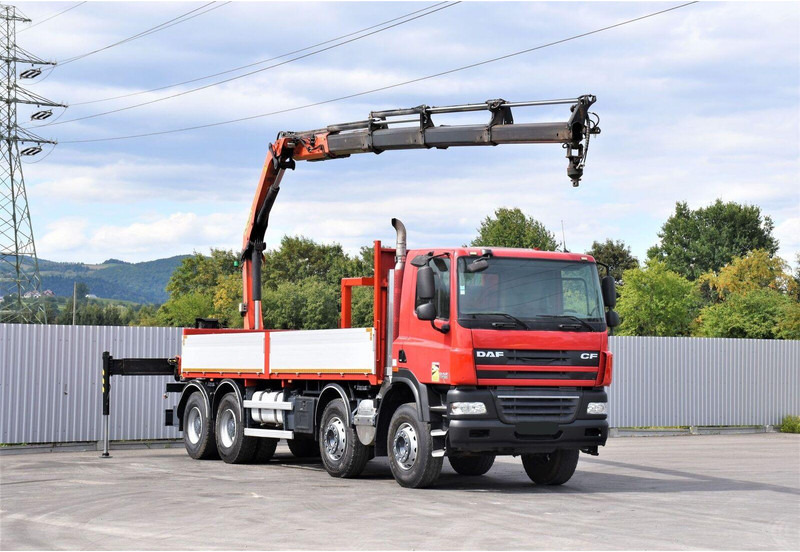 DAF CF 85.410 - Бортова вантажівка/ Платформа, Вантажівка з маніпулятором: фото 2 DAF CF 85.410 - Бортова вантажівка/ Платформа, Вантажівка з маніпулятором: фото 2