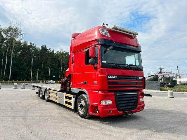 DAF XF 105 6x2 HMF 4020 EURO 5 KRAN CRANE - Бортова вантажівка/ Платформа, Вантажівка з маніпулятором: фото 4 DAF XF 105 6x2 HMF 4020 EURO 5 KRAN CRANE - Бортова вантажівка/ Платформа, Вантажівка з маніпулятором: фото 4