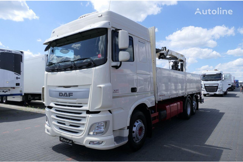 DAF XF 460 - Бортова вантажівка/ Платформа, Вантажівка з маніпулятором: фото 1 DAF XF 460 - Бортова вантажівка/ Платформа, Вантажівка з маніпулятором: фото 1