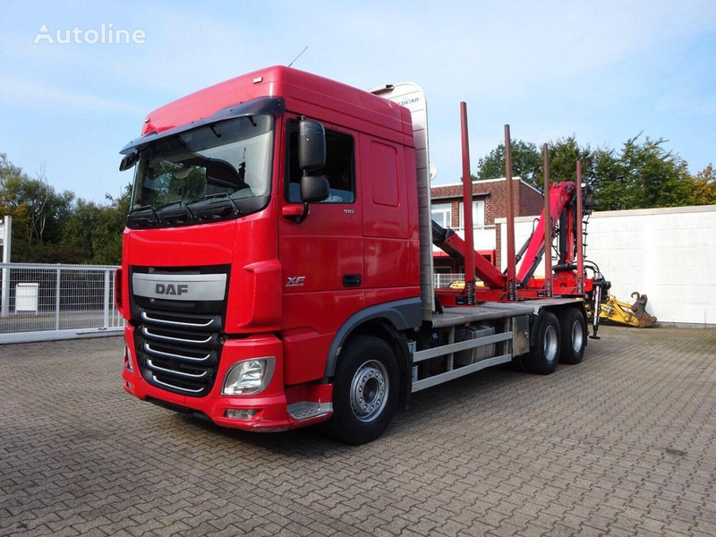DAF XF 510 6x4 Crane EPSILON M120Z - Лісовоз, Вантажівка з маніпулятором: фото 1 DAF XF 510 6x4 Crane EPSILON M120Z - Лісовоз, Вантажівка з маніпулятором: фото 1