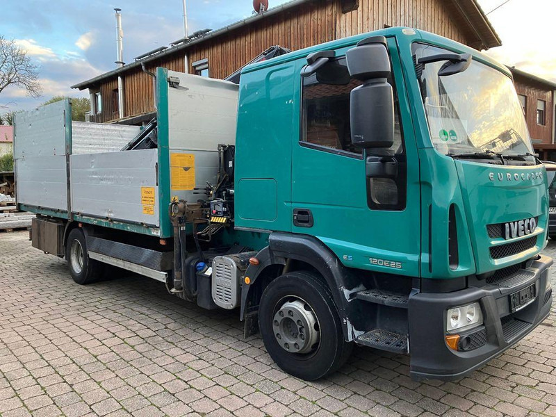 Iveco 120E25 M122 KRAN RETARDER 2xAHK KLIMA - Бортова вантажівка/ Платформа, Вантажівка з маніпулятором: фото 1 Iveco 120E25 M122 KRAN RETARDER 2xAHK KLIMA - Бортова вантажівка/ Платформа, Вантажівка з маніпулятором: фото 1
