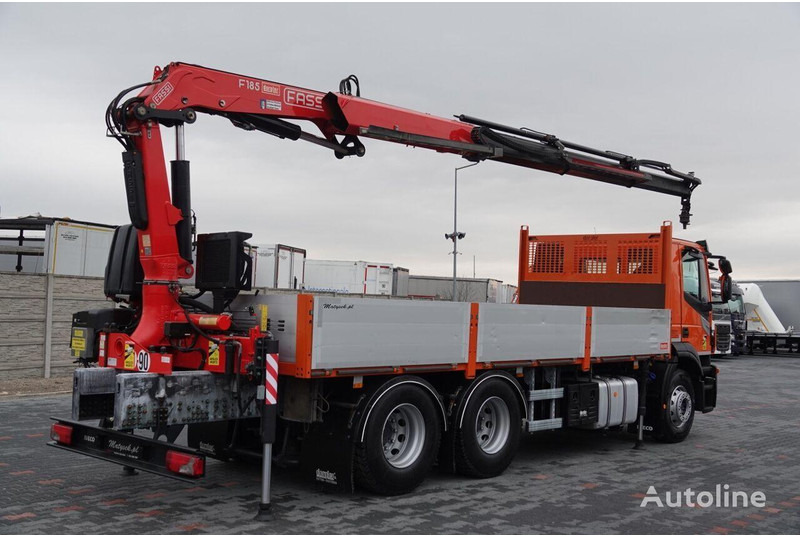 Iveco 420 Flatbed + crane FASSI 185 6x2 - Бортова вантажівка/ Платформа, Вантажівка з маніпулятором: фото 5 Iveco 420 Flatbed + crane FASSI 185 6x2 - Бортова вантажівка/ Платформа, Вантажівка з маніпулятором: фото 5