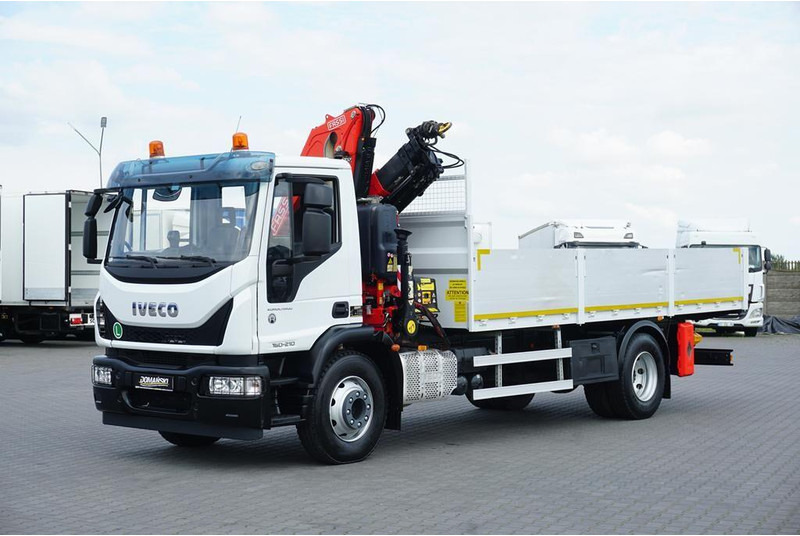 Iveco EUROCARGO / 160-21 / SKRZYNIOWY + HDS / FASSI F110 / ROTATOR / P - Бортова вантажівка/ Платформа, Вантажівка з маніпулятором: фото 2 Iveco EUROCARGO / 160-21 / SKRZYNIOWY + HDS / FASSI F110 / ROTATOR / P - Бортова вантажівка/ Платформа, Вантажівка з маніпулятором: фото 2