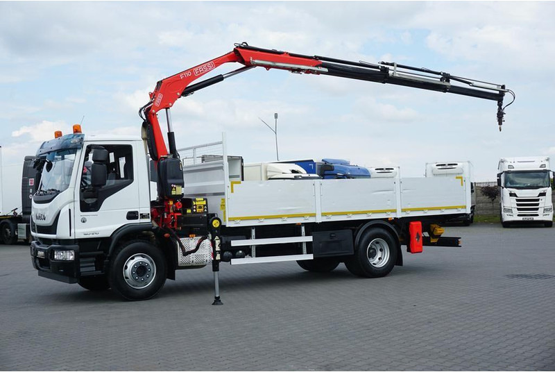 Iveco EUROCARGO / 160-21 / SKRZYNIOWY + HDS / FASSI F110 / ROTATOR / P - Бортова вантажівка/ Платформа, Вантажівка з маніпулятором: фото 4 Iveco EUROCARGO / 160-21 / SKRZYNIOWY + HDS / FASSI F110 / ROTATOR / P - Бортова вантажівка/ Платформа, Вантажівка з маніпулятором: фото 4