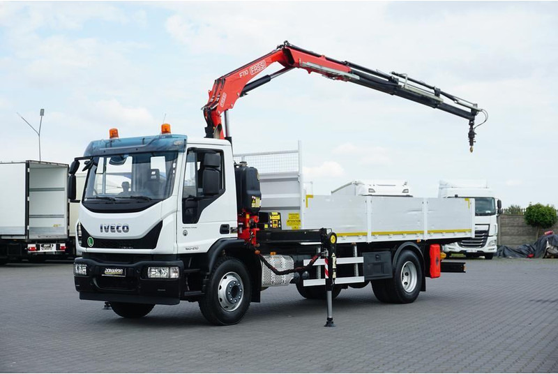Iveco EUROCARGO / 160-21 / SKRZYNIOWY + HDS / FASSI F110 / ROTATOR / P - Бортова вантажівка/ Платформа, Вантажівка з маніпулятором: фото 1 Iveco EUROCARGO / 160-21 / SKRZYNIOWY + HDS / FASSI F110 / ROTATOR / P - Бортова вантажівка/ Платформа, Вантажівка з маніпулятором: фото 1