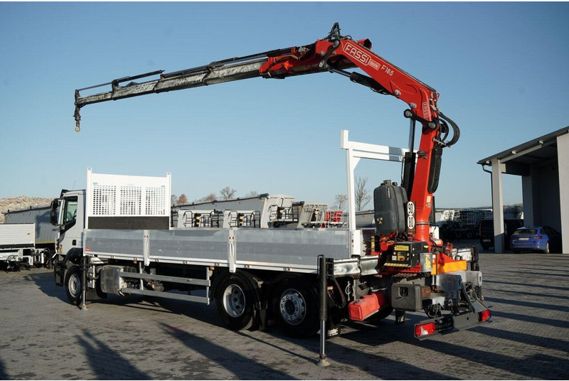 Iveco STRALIS 460 / 6X2 / SKRZYNIOWY 8,1 m + HDS FASSI. F185 MAX UDŹWI - Бортова вантажівка/ Платформа, Вантажівка з маніпулятором: фото 3 Iveco STRALIS 460 / 6X2 / SKRZYNIOWY 8,1 m + HDS FASSI. F185 MAX UDŹWI - Бортова вантажівка/ Платформа, Вантажівка з маніпулятором: фото 3