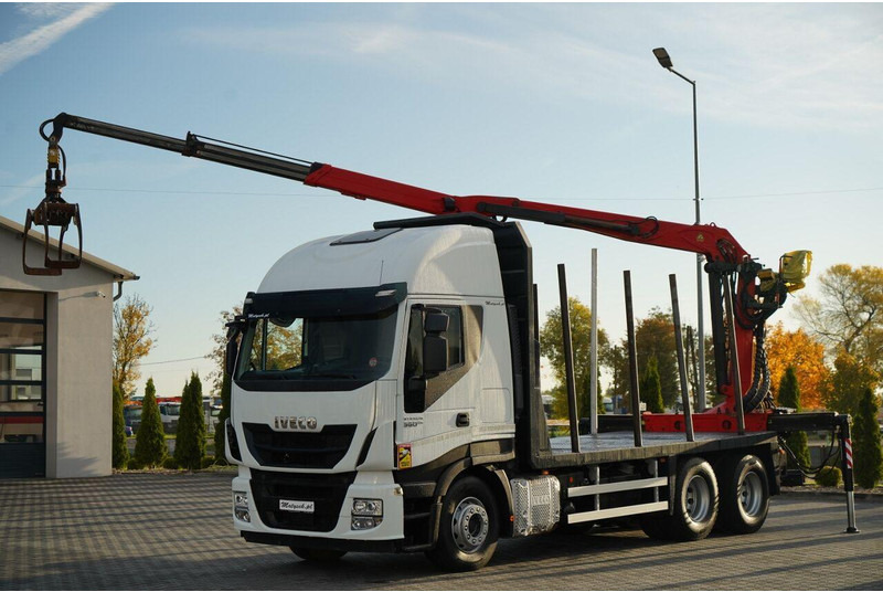 Iveco STRALIS 560 / 6X4 / DO DREWNA / DO DRZEWA / DO LASU / HDS PALFIN - Лісовоз, Вантажівка з маніпулятором: фото 2 Iveco STRALIS 560 / 6X4 / DO DREWNA / DO DRZEWA / DO LASU / HDS PALFIN - Лісовоз, Вантажівка з маніпулятором: фото 2