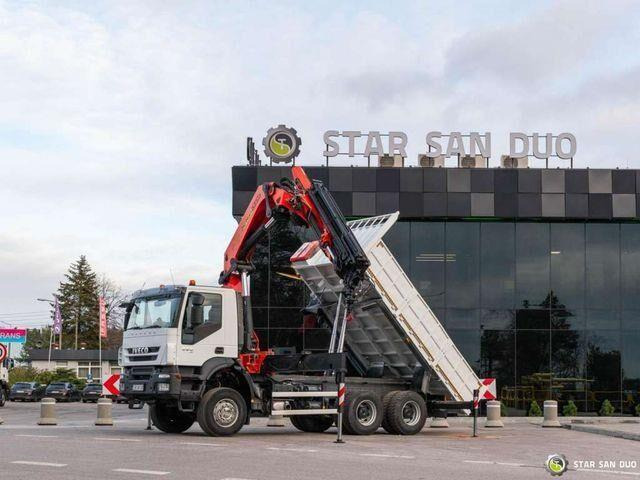 Iveco TRAKKER 360 6x6 PALFINGER PK 36002 Crane Kipper - Самоскид вантажівка, Вантажівка з маніпулятором: фото 1 Iveco TRAKKER 360 6x6 PALFINGER PK 36002 Crane Kipper - Самоскид вантажівка, Вантажівка з маніпулятором: фото 1