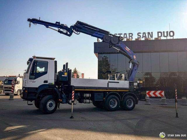 Iveco TRAKKER 450 6x6 PM41S FLY JIB Crane Kipper - Бортова вантажівка/ Платформа, Вантажівка з маніпулятором: фото 5 Iveco TRAKKER 450 6x6 PM41S FLY JIB Crane Kipper - Бортова вантажівка/ Платформа, Вантажівка з маніпулятором: фото 5