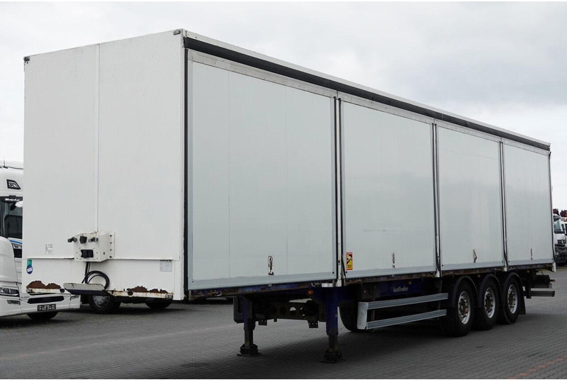 Lecitrailer KONTENER / KOFFER / OTWIERANE BOKI / MOCNA PODŁOGA SZYNA DESKA - Закритий кузов напівпричіп: фото 3 Lecitrailer KONTENER / KOFFER / OTWIERANE BOKI / MOCNA PODŁOGA SZYNA DESKA - Закритий кузов напівпричіп: фото 3