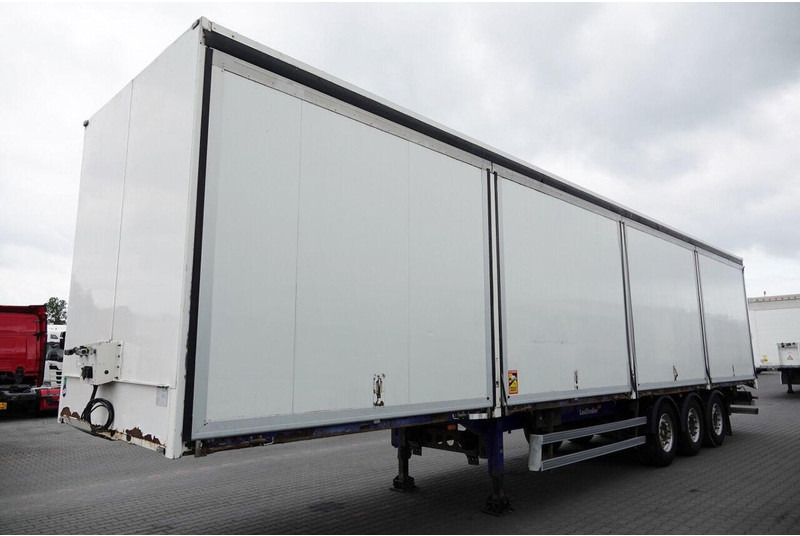 Lecitrailer KONTENER / KOFFER / OTWIERANE BOKI / MOCNA PODŁOGA SZYNA DESKA - Закритий кузов напівпричіп: фото 4 Lecitrailer KONTENER / KOFFER / OTWIERANE BOKI / MOCNA PODŁOGA SZYNA DESKA - Закритий кузов напівпричіп: фото 4