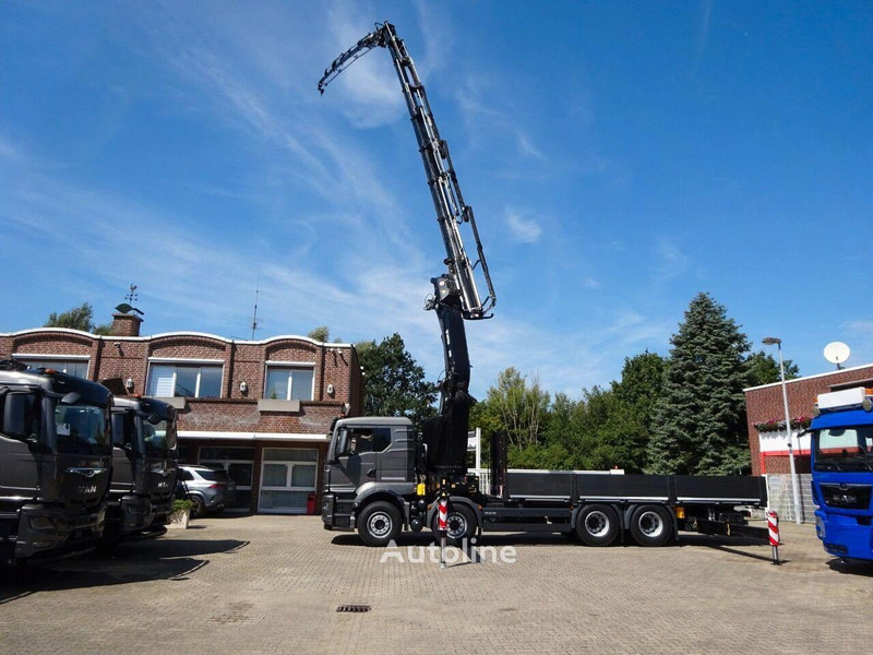MAN 35.510 - Flatbed+crane - Бортова вантажівка/ Платформа, Вантажівка з маніпулятором: фото 1 MAN 35.510 - Flatbed+crane - Бортова вантажівка/ Платформа, Вантажівка з маніпулятором: фото 1