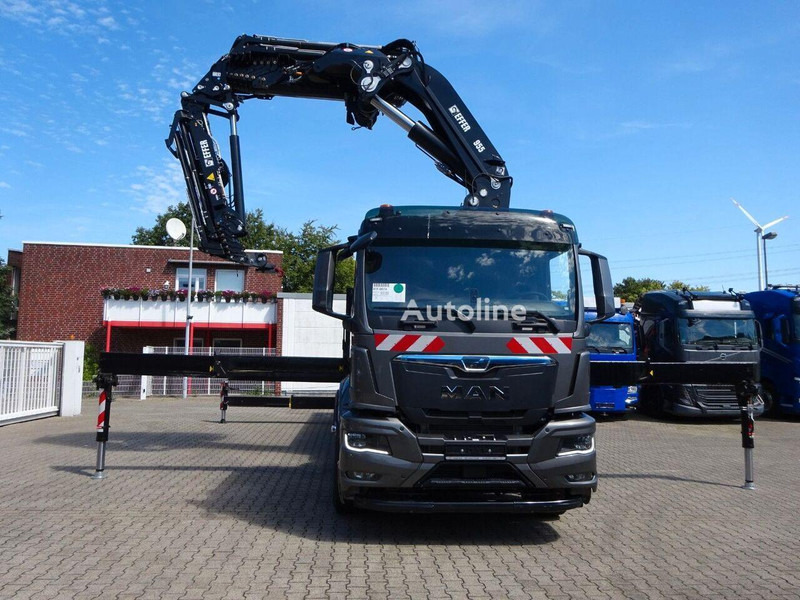 MAN 35.510 - Flatbed+crane - Бортова вантажівка/ Платформа, Вантажівка з маніпулятором: фото 2 MAN 35.510 - Flatbed+crane - Бортова вантажівка/ Платформа, Вантажівка з маніпулятором: фото 2