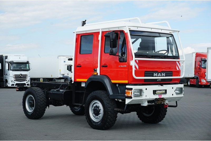 MAN LE 220 / 4 X 4 / DOKA / DO ZABUDOWY / KAMPER - Вантажівка шасі: фото 1 MAN LE 220 / 4 X 4 / DOKA / DO ZABUDOWY / KAMPER - Вантажівка шасі: фото 1