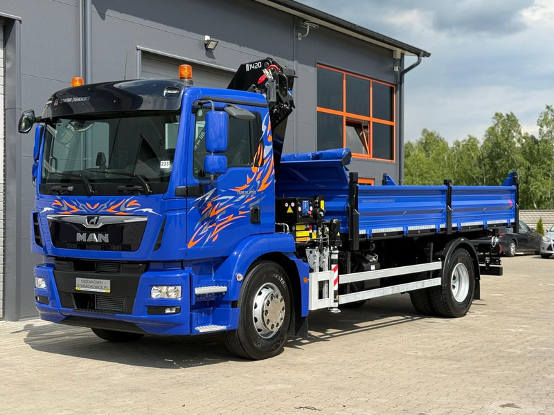 MAN MAN TGM TGL TGS 18.250 // E6 // wywrotka + HDS HMF z pilotem // - Самоскид вантажівка: фото 4 MAN MAN TGM TGL TGS 18.250 // E6 // wywrotka + HDS HMF z pilotem // - Самоскид вантажівка: фото 4