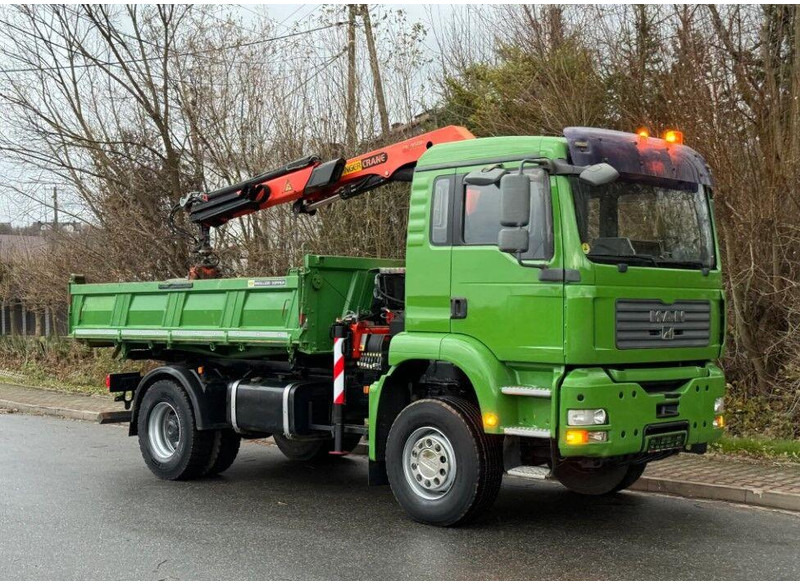 MAN TGA 18.360 Meiller 3-Way Tipper + Crane Palfinger PK 9501 - Самоскид вантажівка, Вантажівка з маніпулятором: фото 2 MAN TGA 18.360 Meiller 3-Way Tipper + Crane Palfinger PK 9501 - Самоскид вантажівка, Вантажівка з маніпулятором: фото 2