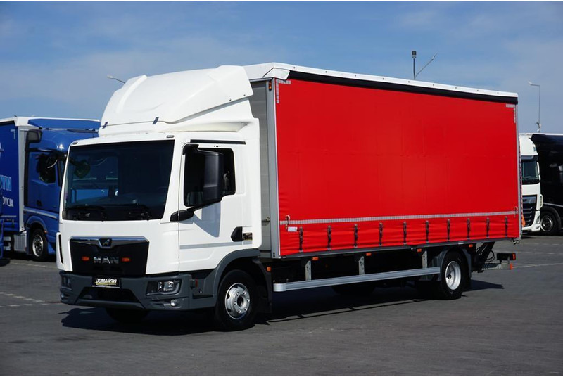 MAN TGL / 12.190 / E 6 / FIRANKA + WINDA / ŁAD. 6 525 KG / 16 PALET - Тентована вантажівка: фото 1 MAN TGL / 12.190 / E 6 / FIRANKA + WINDA / ŁAD. 6 525 KG / 16 PALET - Тентована вантажівка: фото 1