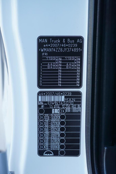 Рефрижератор вантажівка MAN TGL / 12.250 / ACC / EURO 6 / CHŁODNIA / 2 KOMOROWA: фото 11 Рефрижератор вантажівка MAN TGL / 12.250 / ACC / EURO 6 / CHŁODNIA / 2 KOMOROWA: фото 11