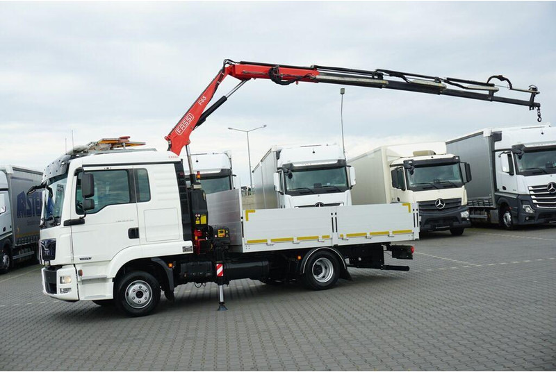 MAN TGL / 12.250 / SKRZYNIOWY + HDS / FASSI F 65 / PILOT - Бортова вантажівка/ Платформа, Вантажівка з маніпулятором: фото 4 MAN TGL / 12.250 / SKRZYNIOWY + HDS / FASSI F 65 / PILOT - Бортова вантажівка/ Платформа, Вантажівка з маніпулятором: фото 4