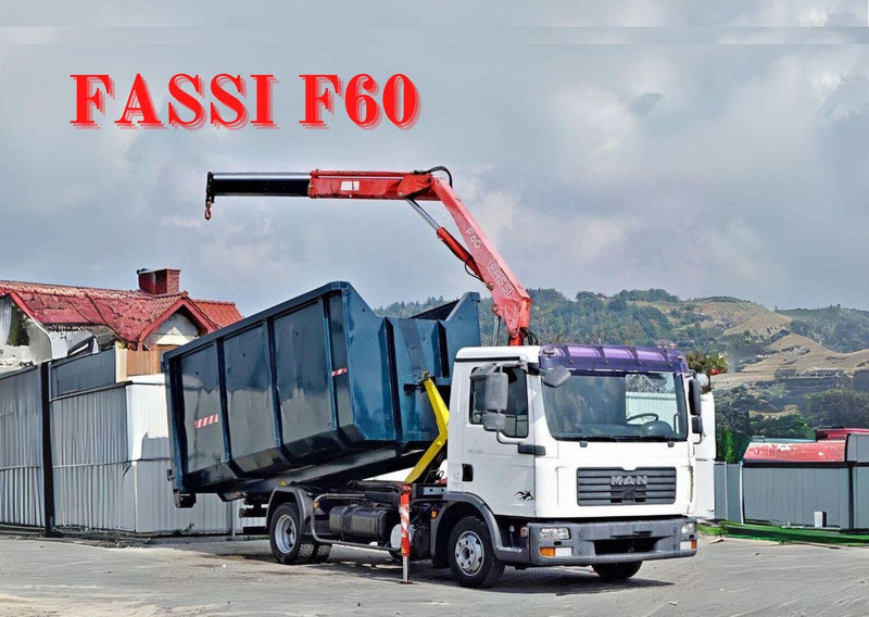 MAN TGL 7.150 + FASSI F60 * TOPZUSTAND - Самоскид вантажівка, Вантажівка з маніпулятором: фото 1 MAN TGL 7.150 + FASSI F60 * TOPZUSTAND - Самоскид вантажівка, Вантажівка з маніпулятором: фото 1
