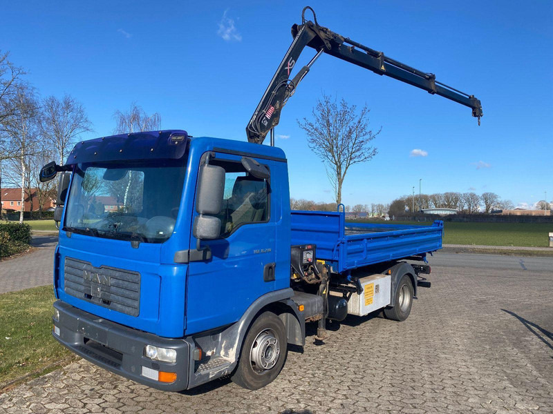 MAN TGL 8.210 M Tipper + Crane Hiab - Самоскид вантажівка, Вантажівка з маніпулятором: фото 3 MAN TGL 8.210 M Tipper + Crane Hiab - Самоскид вантажівка, Вантажівка з маніпулятором: фото 3