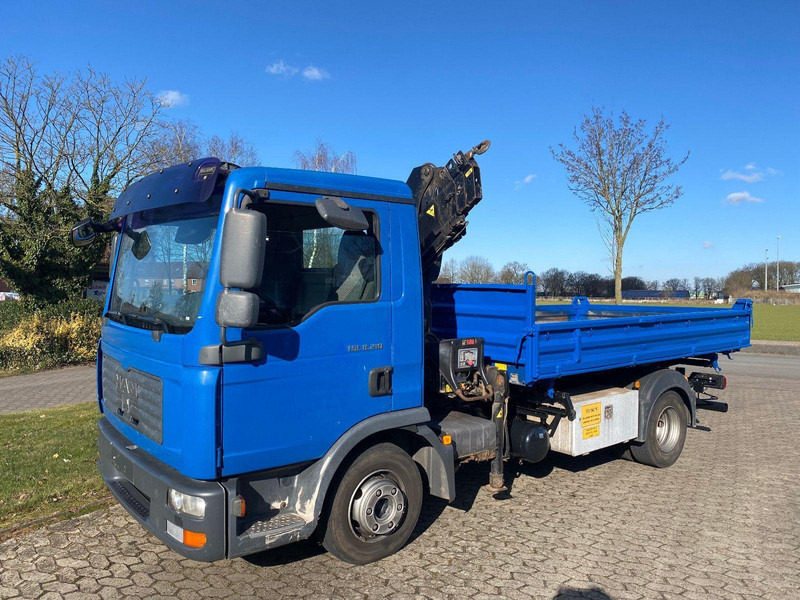 MAN TGL 8.210 M Tipper + Crane Hiab - Самоскид вантажівка, Вантажівка з маніпулятором: фото 2 MAN TGL 8.210 M Tipper + Crane Hiab - Самоскид вантажівка, Вантажівка з маніпулятором: фото 2
