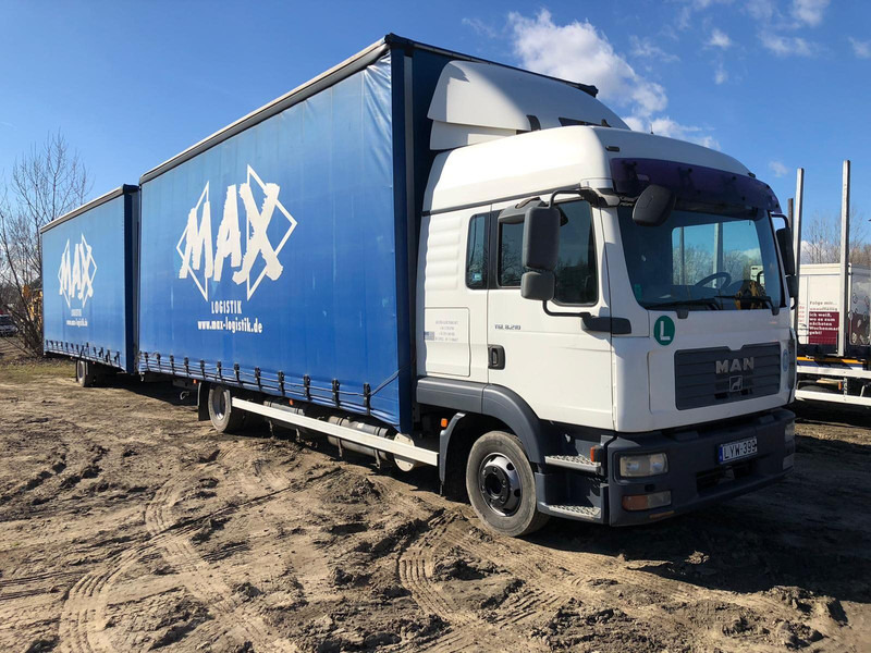 MAN TGL 8.210 Pritsche - TOP ZUSTAND - Тентована вантажівка: фото 1 MAN TGL 8.210 Pritsche - TOP ZUSTAND - Тентована вантажівка: фото 1