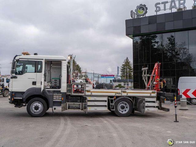 Бортова вантажівка/ Платформа, Вантажівка з маніпулятором MAN TGM 13.290 4x4 FASSI F40B22 Crane Camper DOKA: фото 20
