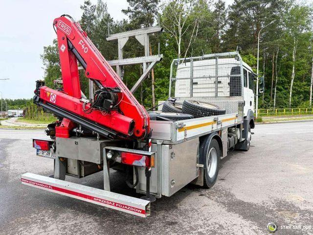 Бортова вантажівка/ Платформа, Вантажівка з маніпулятором MAN TGM 13.290 4x4 FASSI F40B22 Crane Camper DOKA: фото 10