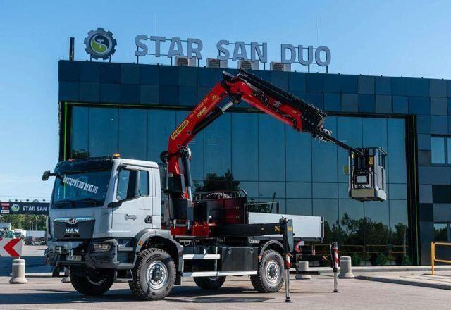 MAN TGM 18.320 4x4 PALFINGER PK 27002 Basket NEW ! - Бортова вантажівка/ Платформа, Вантажівка з маніпулятором: фото 3 MAN TGM 18.320 4x4 PALFINGER PK 27002 Basket NEW ! - Бортова вантажівка/ Платформа, Вантажівка з маніпулятором: фото 3