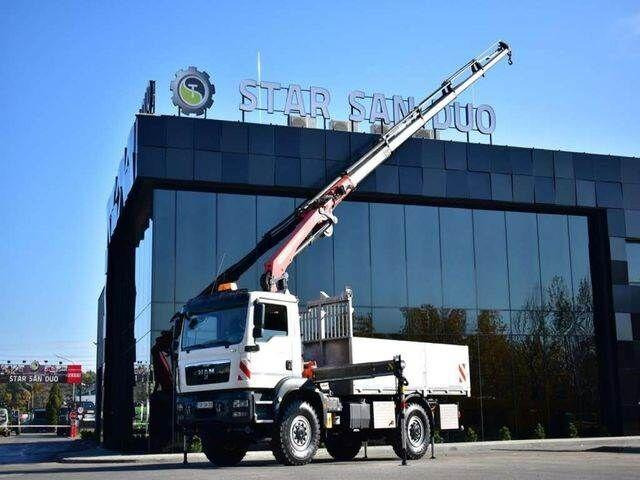 MAN TGM 18.340 4x4 PALFINGER PK 18002 CRANE WINCH - Бортова вантажівка/ Платформа, Вантажівка з маніпулятором: фото 1 MAN TGM 18.340 4x4 PALFINGER PK 18002 CRANE WINCH - Бортова вантажівка/ Платформа, Вантажівка з маніпулятором: фото 1