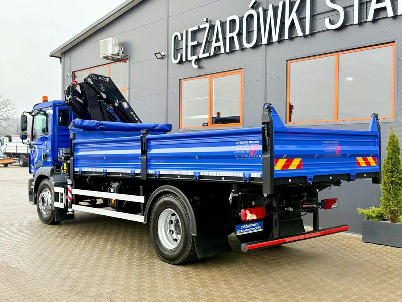 MAN TGM TGL TGS 18.250 // wywrotka 3-S + HDS HMF 1420 - K2 // bu - Самоскид вантажівка, Вантажівка з маніпулятором: фото 3 MAN TGM TGL TGS 18.250 // wywrotka 3-S + HDS HMF 1420 - K2 // bu - Самоскид вантажівка, Вантажівка з маніпулятором: фото 3