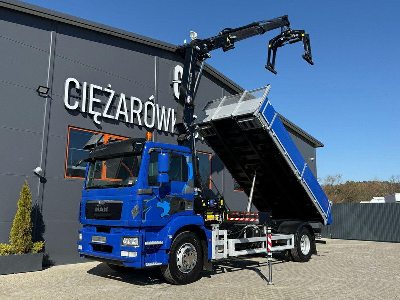 MAN TGM TGL TGS 18.250 // wywrotka // skrzynia // HDS HMF - Самоскид вантажівка, Вантажівка з маніпулятором: фото 1 MAN TGM TGL TGS 18.250 // wywrotka // skrzynia // HDS HMF - Самоскид вантажівка, Вантажівка з маніпулятором: фото 1