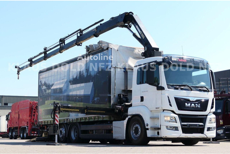 MAN TGS 22.440 - Curtain side+crane 6x2 - Тентована вантажівка: фото 2 MAN TGS 22.440 - Curtain side+crane 6x2 - Тентована вантажівка: фото 2