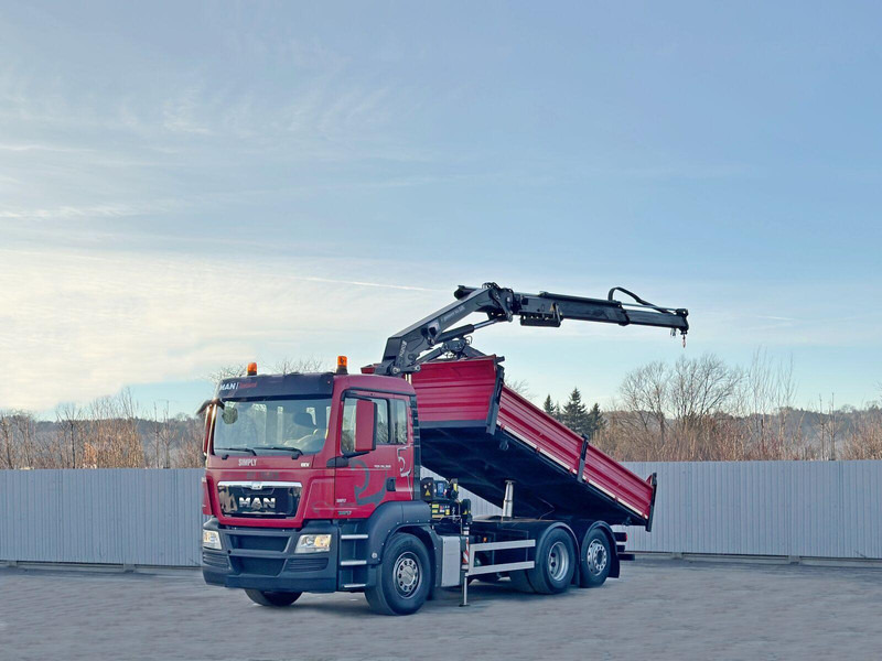 MAN TGS 26.360 Kipper 5,15m*HMF 1420 K2 + FUNK/6x2 - Самоскид вантажівка, Вантажівка з маніпулятором: фото 2 MAN TGS 26.360 Kipper 5,15m*HMF 1420 K2 + FUNK/6x2 - Самоскид вантажівка, Вантажівка з маніпулятором: фото 2