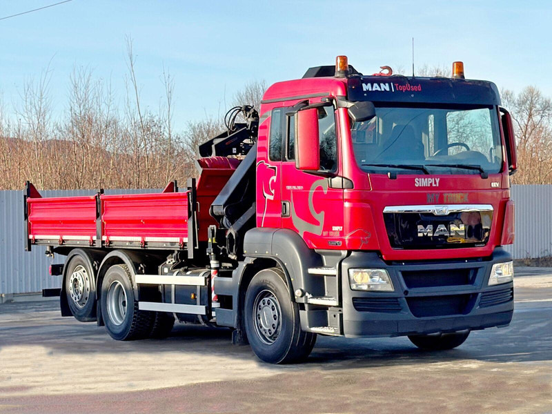 MAN TGS 26.360 Kipper 5,15m*HMF 1420 K2 + FUNK/6x2 - Самоскид вантажівка, Вантажівка з маніпулятором: фото 3 MAN TGS 26.360 Kipper 5,15m*HMF 1420 K2 + FUNK/6x2 - Самоскид вантажівка, Вантажівка з маніпулятором: фото 3