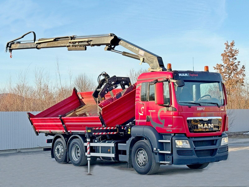 MAN TGS 26.360 Kipper 5,15m*HMF 1420 K2 + FUNK/6x2 - Самоскид вантажівка, Вантажівка з маніпулятором: фото 5 MAN TGS 26.360 Kipper 5,15m*HMF 1420 K2 + FUNK/6x2 - Самоскид вантажівка, Вантажівка з маніпулятором: фото 5