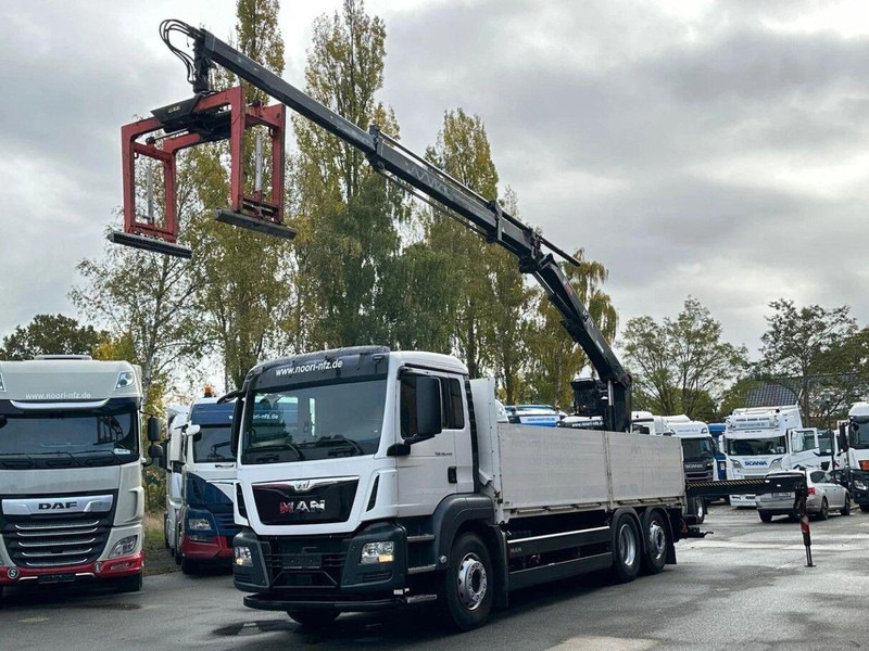 MAN TGS 26.440 6x2 Flatbed + Crane Hiab 177 K - Бортова вантажівка/ Платформа, Вантажівка з маніпулятором: фото 4 MAN TGS 26.440 6x2 Flatbed + Crane Hiab 177 K - Бортова вантажівка/ Платформа, Вантажівка з маніпулятором: фото 4