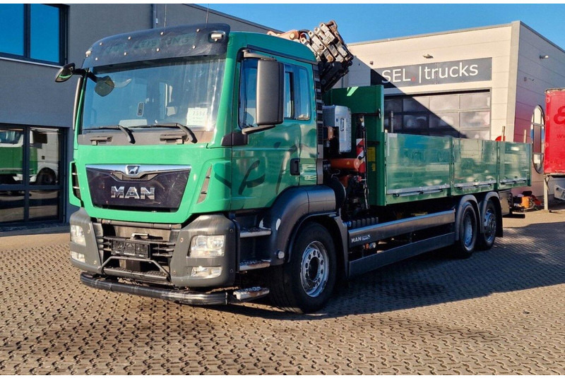 MAN TGS 26.460 6X2 Flatbed + Crane Atlas 172.3E-A4 + RC - Бортова вантажівка/ Платформа, Вантажівка з маніпулятором: фото 3 MAN TGS 26.460 6X2 Flatbed + Crane Atlas 172.3E-A4 + RC - Бортова вантажівка/ Платформа, Вантажівка з маніпулятором: фото 3