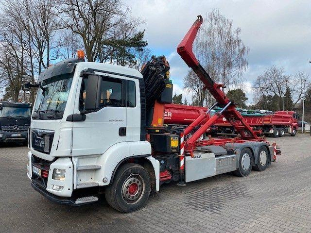 MAN TGS 26.480 - Гаковий мультиліфт вантажівка, Вантажівка з маніпулятором: фото 1 MAN TGS 26.480 - Гаковий мультиліфт вантажівка, Вантажівка з маніпулятором: фото 1