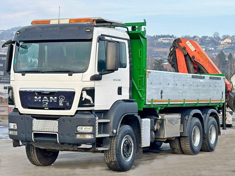 MAN TGS 33.480 - Самоскид вантажівка, Вантажівка з маніпулятором: фото 4 MAN TGS 33.480 - Самоскид вантажівка, Вантажівка з маніпулятором: фото 4