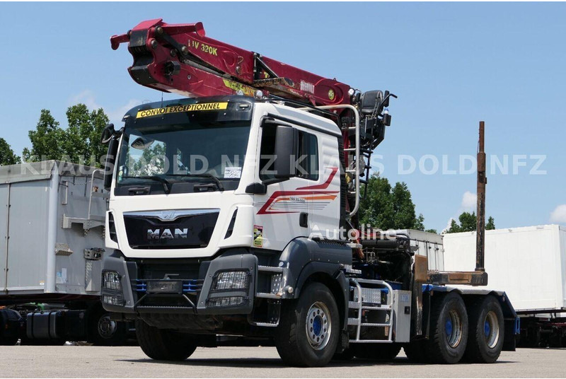 MAN TGS 33.500 - Timper truck+crane - Лісовоз, Вантажівка з маніпулятором: фото 1 MAN TGS 33.500 - Timper truck+crane - Лісовоз, Вантажівка з маніпулятором: фото 1