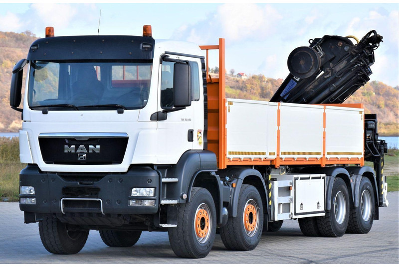 MAN TGS 35.440 * HIAB 322 EP-5HIPRO+FUNK / 8x4! - Бортова вантажівка/ Платформа, Вантажівка з маніпулятором: фото 3 MAN TGS 35.440 * HIAB 322 EP-5HIPRO+FUNK / 8x4! - Бортова вантажівка/ Платформа, Вантажівка з маніпулятором: фото 3