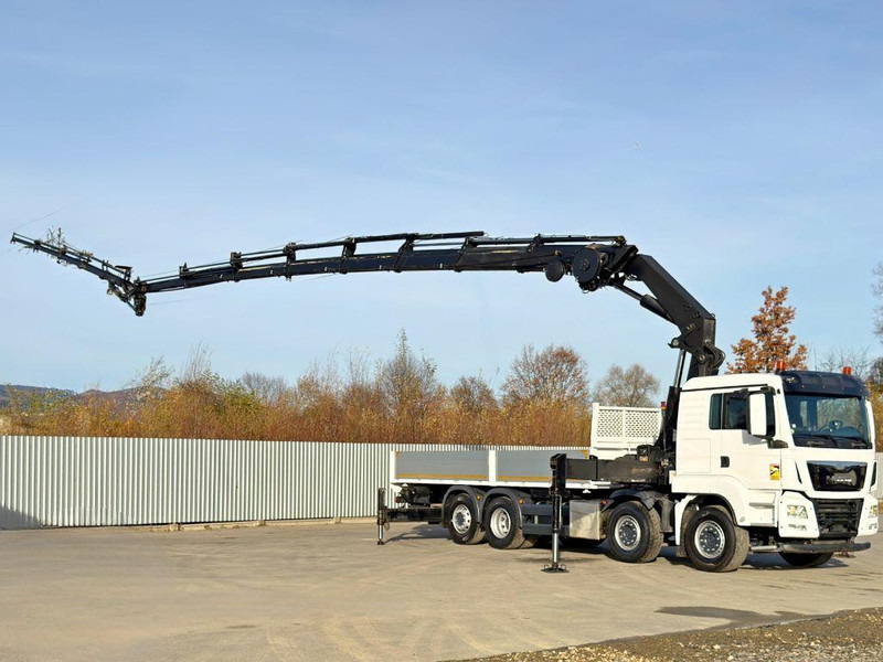 MAN TGS 35.440* HIAB 422 E-7 + JIB 75 X-4 + FUNK - Бортова вантажівка/ Платформа, Вантажівка з маніпулятором: фото 2 MAN TGS 35.440* HIAB 422 E-7 + JIB 75 X-4 + FUNK - Бортова вантажівка/ Платформа, Вантажівка з маніпулятором: фото 2