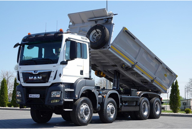 MAN TGS 41.510 / 8x6 / WYWROTKA / 3 STRONNA / BORDMATIC / HYDROBURTA - Самоскид вантажівка: фото 1 MAN TGS 41.510 / 8x6 / WYWROTKA / 3 STRONNA / BORDMATIC / HYDROBURTA - Самоскид вантажівка: фото 1
