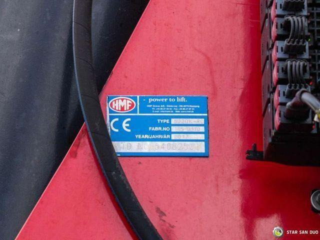 Бортова вантажівка/ Платформа, Вантажівка з маніпулятором MAN TGX 28.500 6x2 HMF 5020K-RC Fly Jib Crane: фото 20