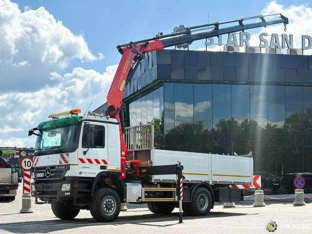 Mercedes-Benz ACTROS 2044A 4x4 Palfinger PK 20002 hds Crane - Бортова вантажівка/ Платформа, Вантажівка з маніпулятором: фото 3 Mercedes-Benz ACTROS 2044A 4x4 Palfinger PK 20002 hds Crane - Бортова вантажівка/ Платформа, Вантажівка з маніпулятором: фото 3