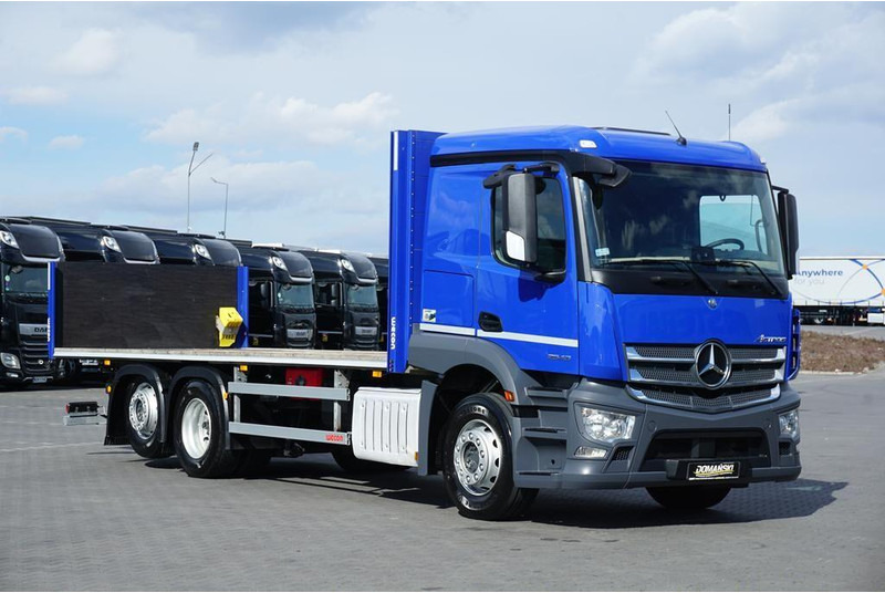 Mercedes-Benz ACTROS / 2543 / ACC / E 6 / PEŁNY ADR / PLATFORMA / ZAWIESIE POD - Бортова вантажівка/ Платформа: фото 1 Mercedes-Benz ACTROS / 2543 / ACC / E 6 / PEŁNY ADR / PLATFORMA / ZAWIESIE POD - Бортова вантажівка/ Платформа: фото 1